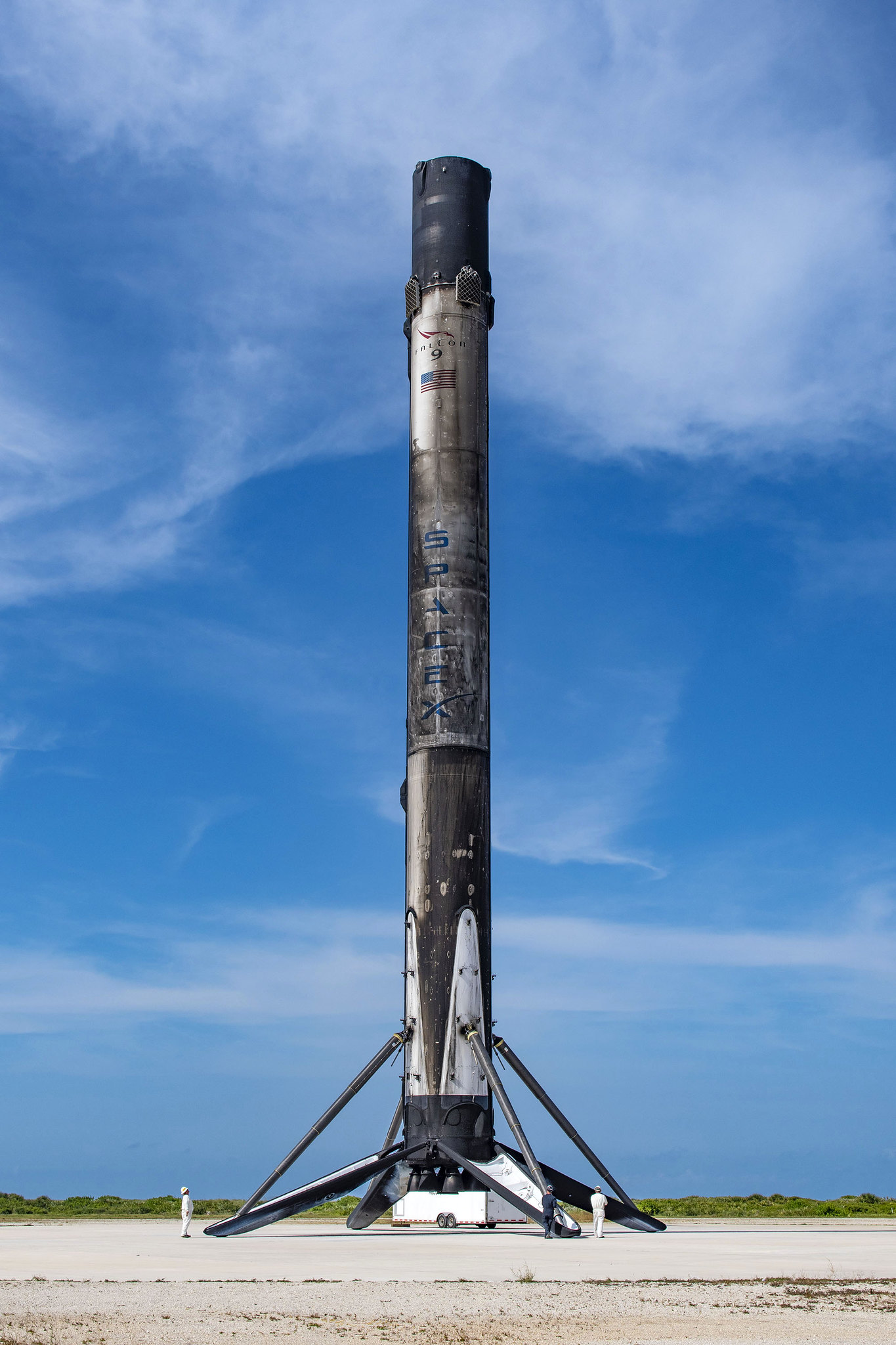 Track SpaceX Booster Returns: Booster Landed