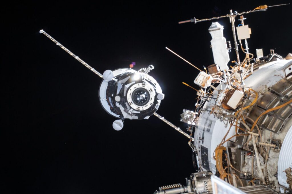 Progress MS-34 Docking